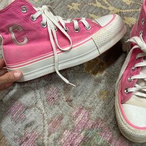 Converse chuck taylor lift pink sz 5